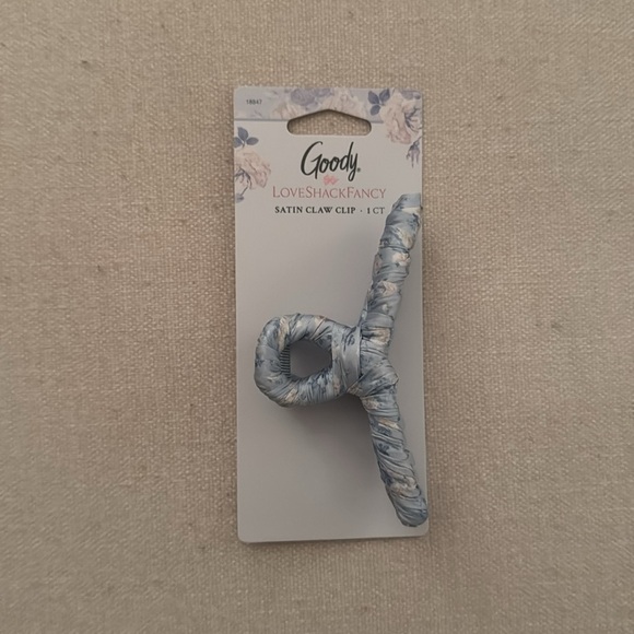 NWT Goody LoveShackFancy Blue and White Hair Floral Clip main image 6
